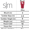 Collegiate Cruiser Tumbler with Flip Lid and Straw - Image 4