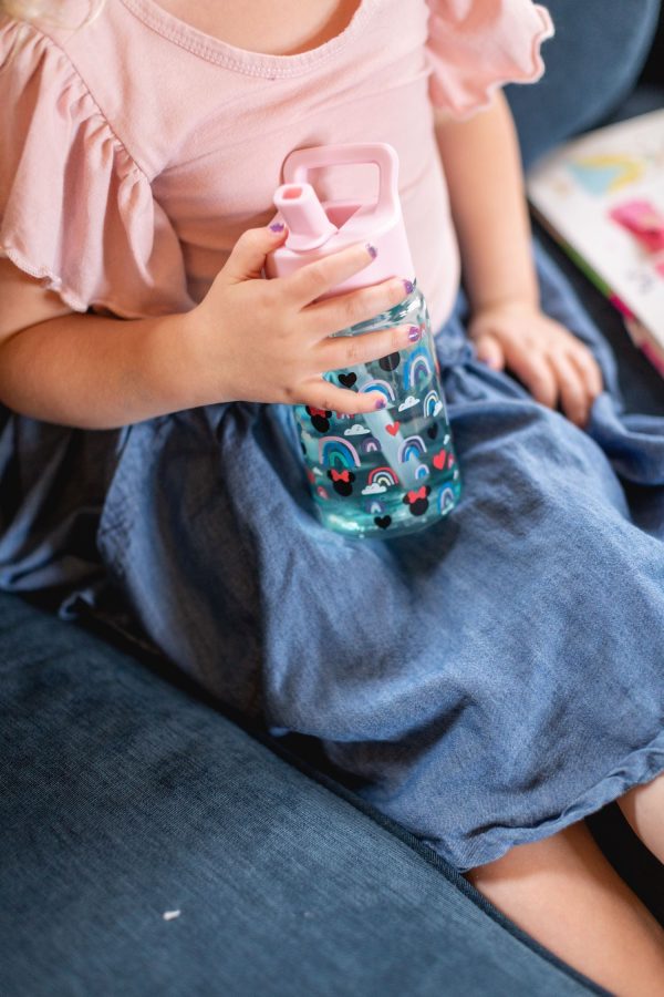 Summit Kids Plastic Water Bottle with Straw Lid - Image 4