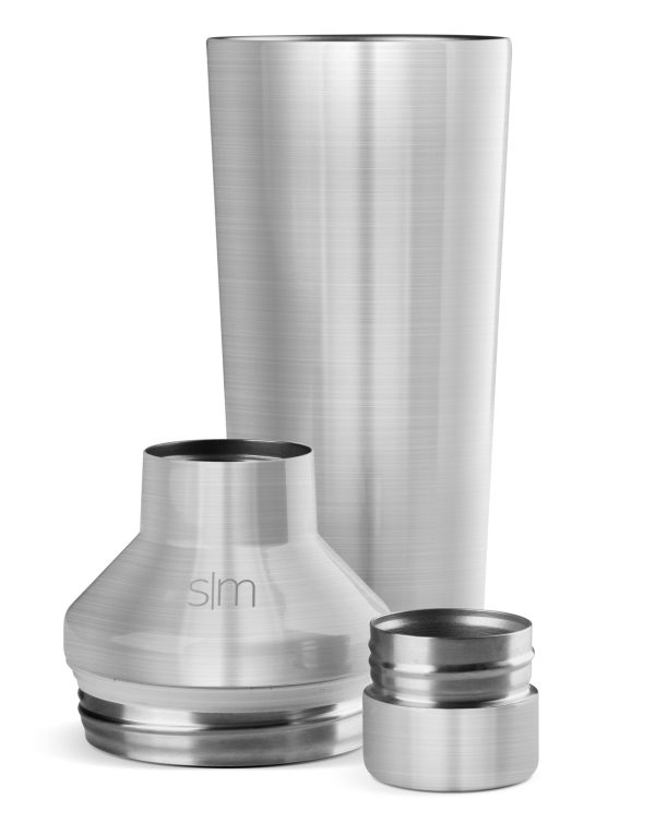 Classic Cocktail Shaker with Jigger Lid - Image 2