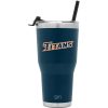 Collegiate Cruiser Tumbler with Flip Lid and Straw