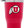 Collegiate Cruiser Tumbler with Flip Lid and Straw