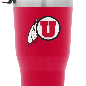 Collegiate Cruiser Tumbler with Flip Lid and Straw