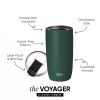 Voyager Tumbler with Clear Flip Lid & Straw - Image 2
