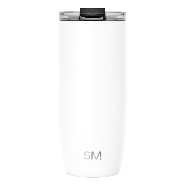 Voyager Tumbler with Clear Flip Lid & Straw