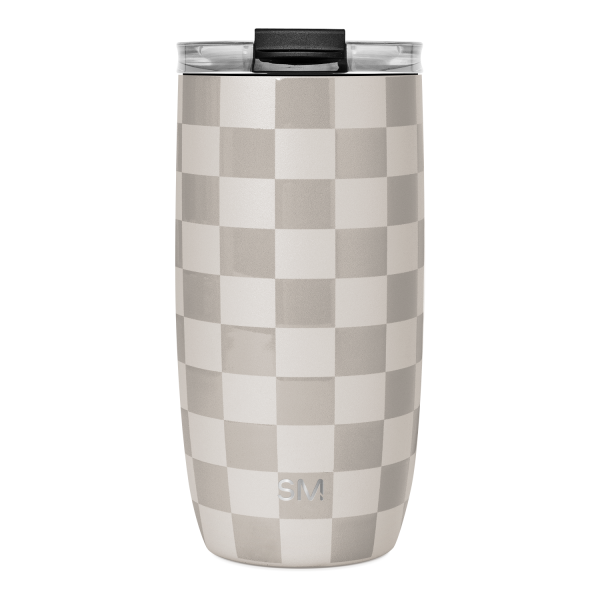 Voyager Tumbler with Clear Flip Lid & Straw