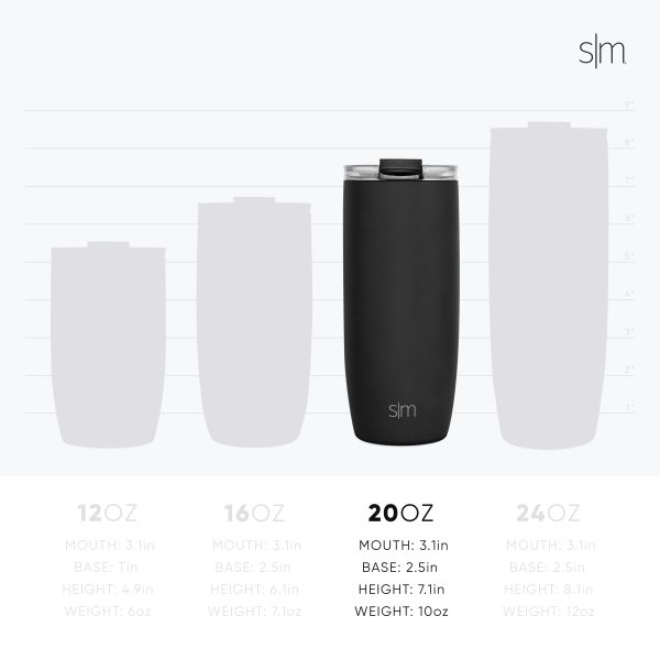 Voyager Tumbler with Clear Flip Lid & Straw - Image 3