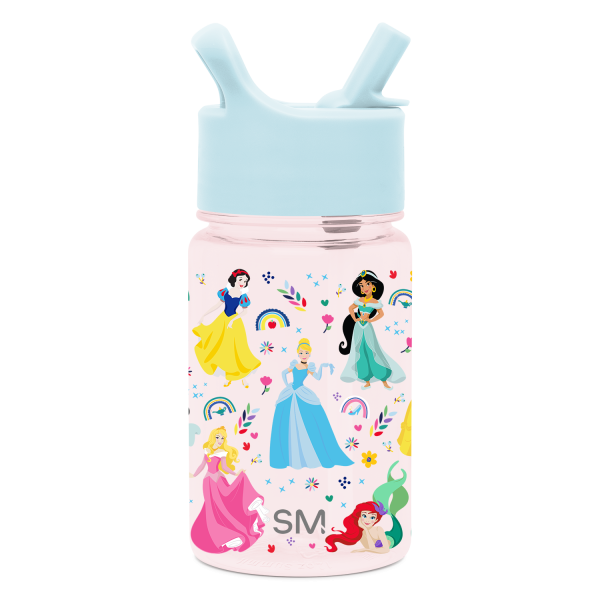 Summit Kids Plastic Water Bottle with Straw Lid