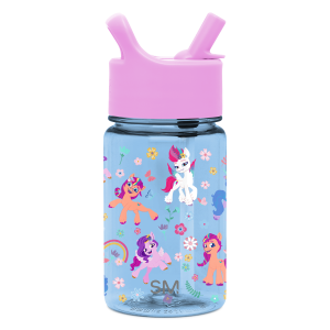 Summit Kids Plastic Water Bottle with Straw Lid