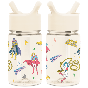 Summit Kids Plastic Water Bottle with Straw Lid