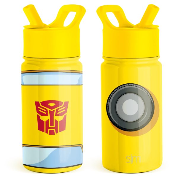 Summit Kids Water Bottle with Straw Lid - Image 2