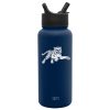 Collegiate Summit Water Bottle with Straw Lid