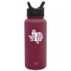 Collegiate Summit Water Bottle with Straw Lid