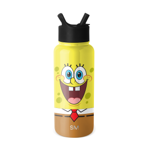 Spongebob Summit Water Bottle with Straw Lid