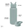 Summit Water Bottle with Straw Lid and Chug Lid - Image 2