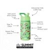 Summit Kids Water Bottle with Straw Lid - Image 2