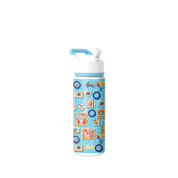 Summit Kids Water Bottle with Straw Lid