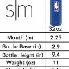 NBA Summit Water Bottle with Straw Lid - 32oz - Image 4