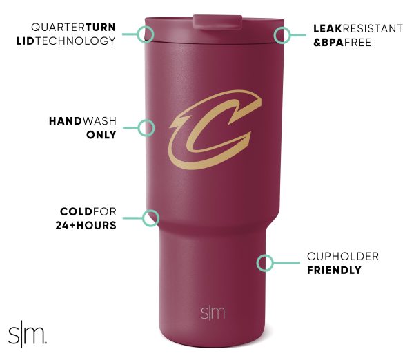 NBA Trek Tumbler with Flip Lid - Image 3