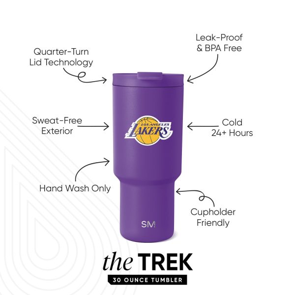 NBA Trek Tumbler with Flip Lid - Image 3