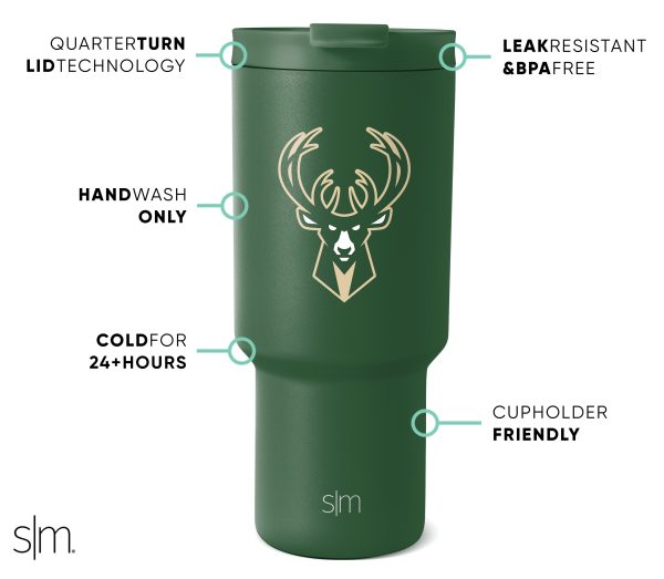 NBA Trek Tumbler with Flip Lid - Image 3