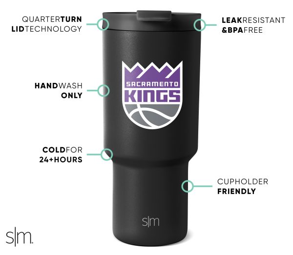 NBA Trek Tumbler with Flip Lid - Image 3