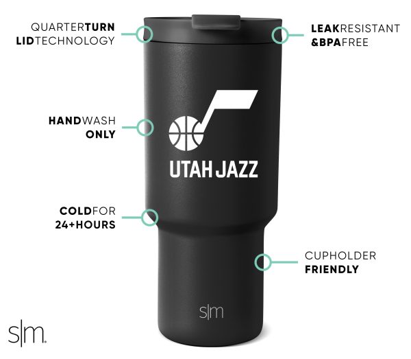 NBA Trek Tumbler with Flip Lid - Image 3