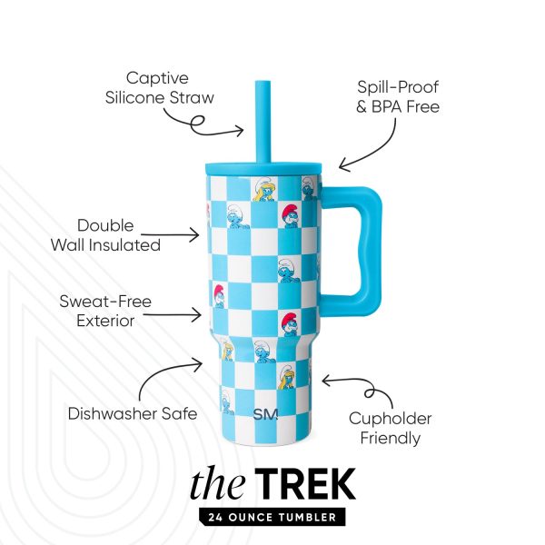 Trek Kids Tumbler with Silicone Straw Lid - Image 2