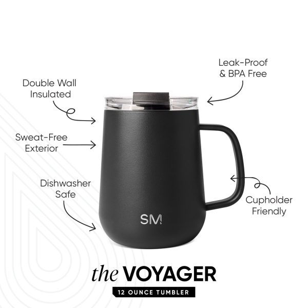 Voyager Coffee Mug with Handle - 12 oz - Image 2