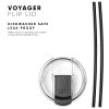 Voyager Tumbler with Clear Flip Lid & Straw - Image 4